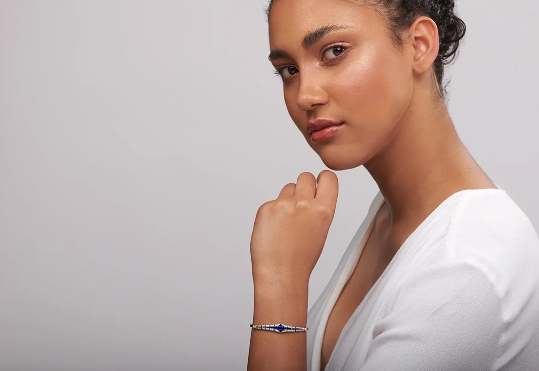 Belle Epoque Diamond Sapphire Bracelet