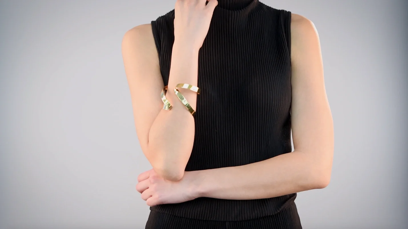 Cage d'Amour Twist Bracelet by Chalvet Paris