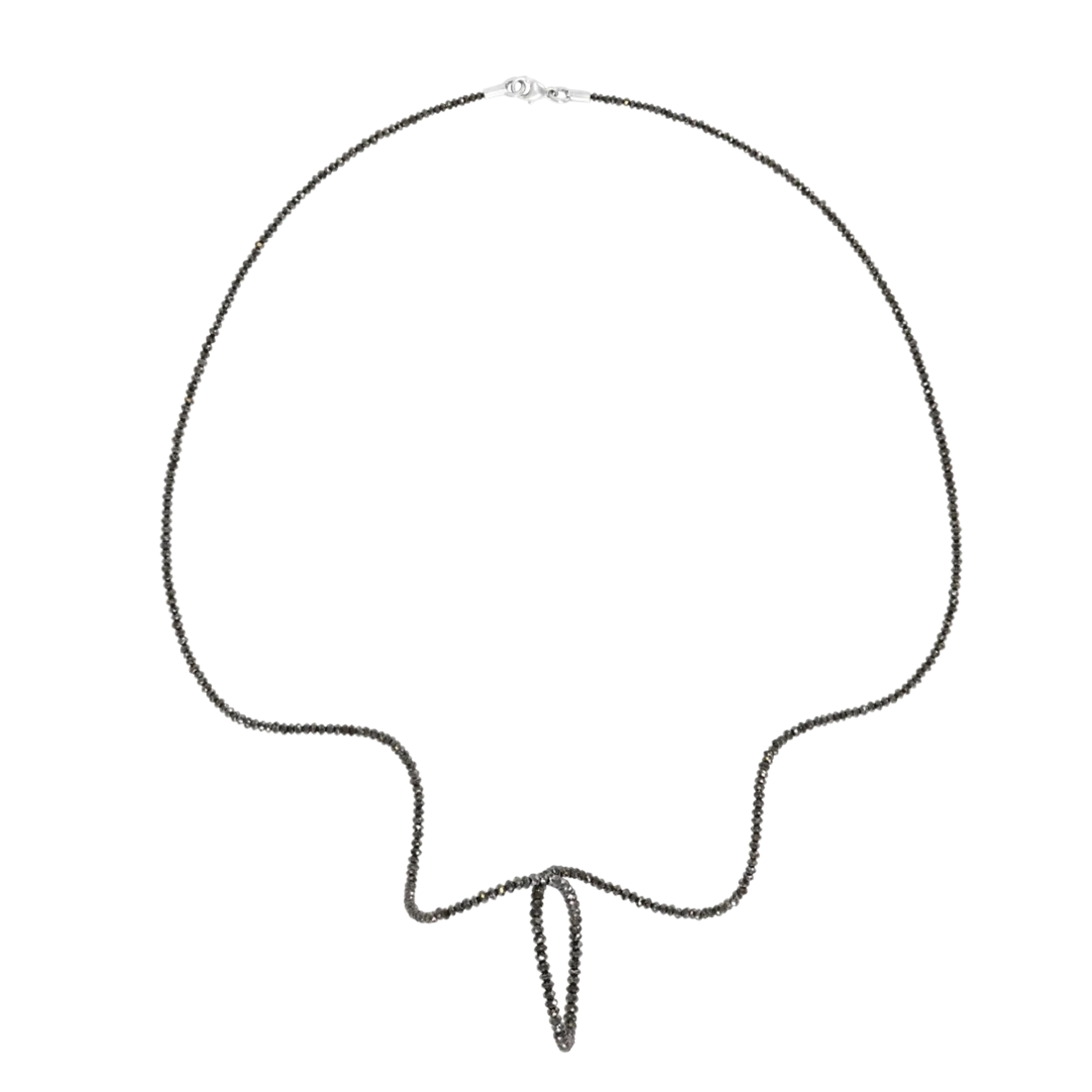 Full view of Spiral Necklace by Patrice Fabre