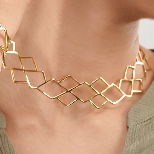 Close up of Nefertiti Necklace