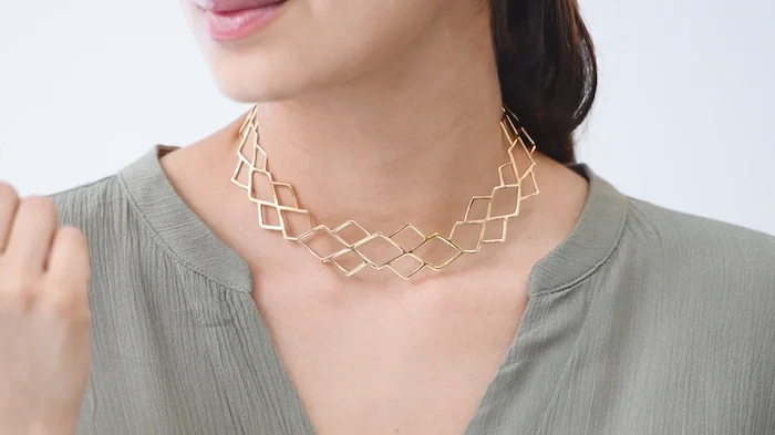 Nefertiti Necklace by Michèle Baschet