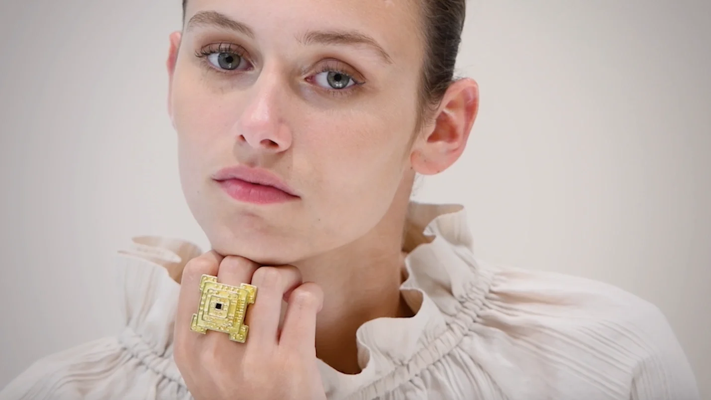 Tikal Ring by Hélène Courtaigne Delalande