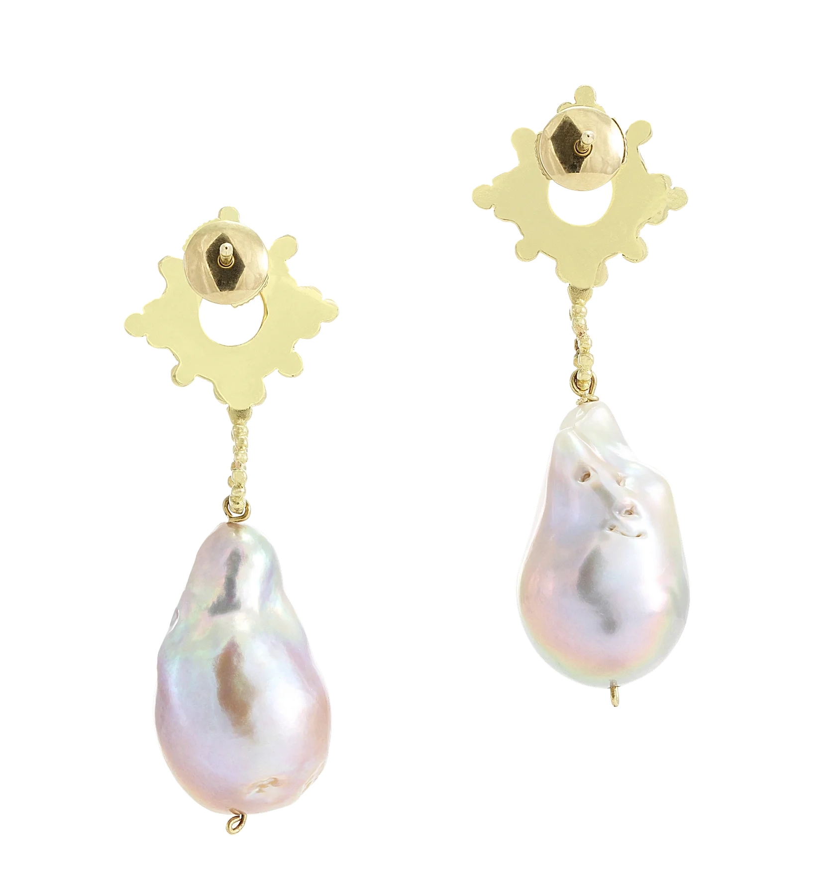 Back of Talisman Earrings