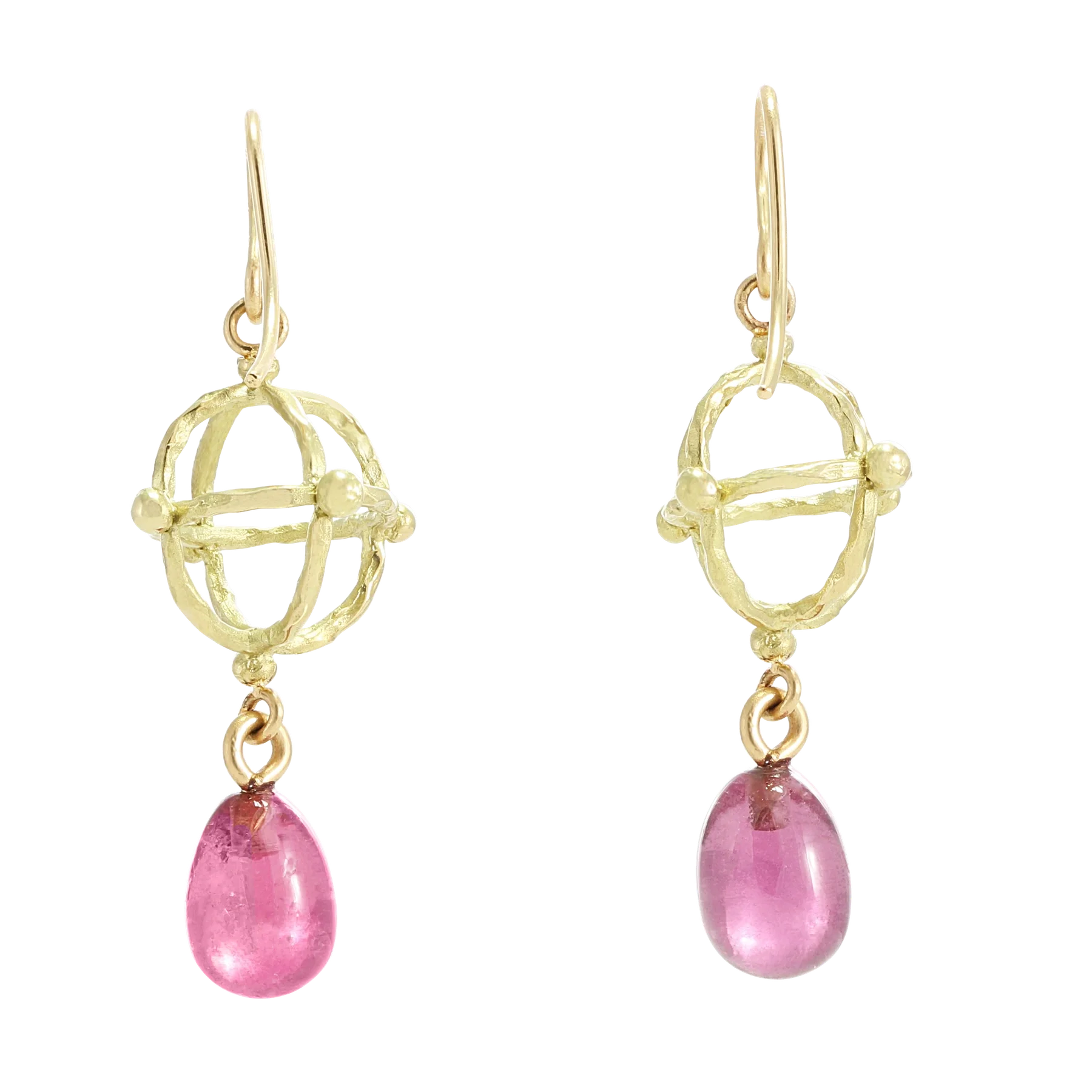 Back image of Tourmaline Astrolabe Earrings