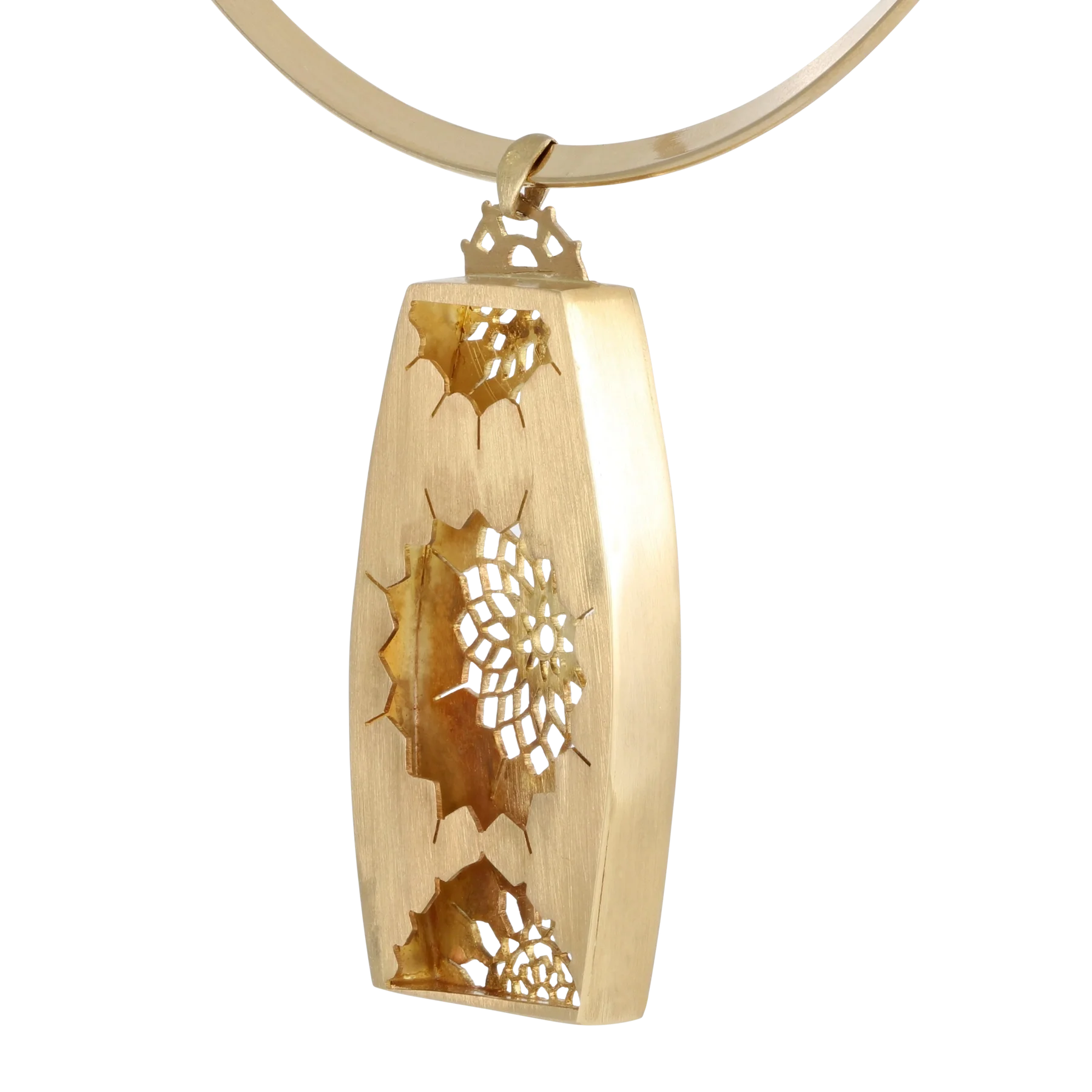 Side image of Sanctuary Rosette Pendant