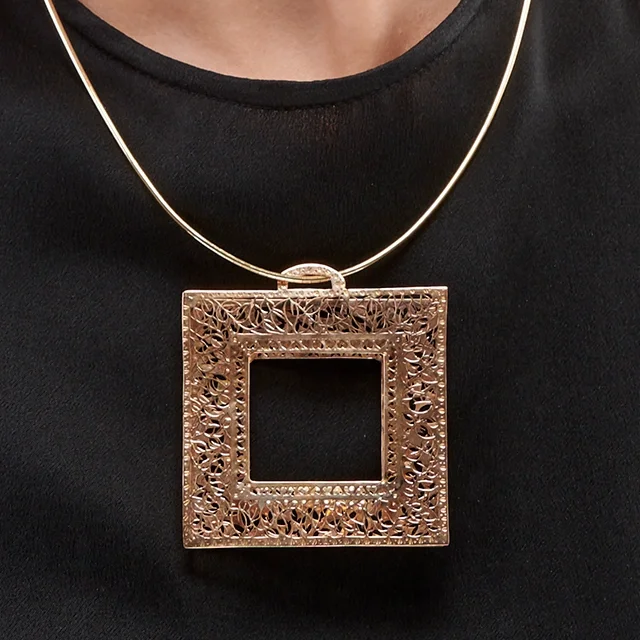 Close up of Light Lace Pendant